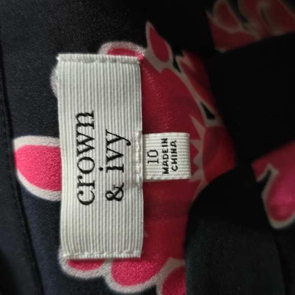 Crown & IVY Bell Sleeve Sheath Dress Size 12 - Picture 9 of 10